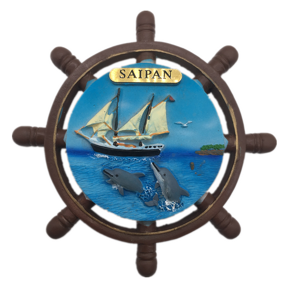 Saipan USA America Fridge Magnet 3D Resin