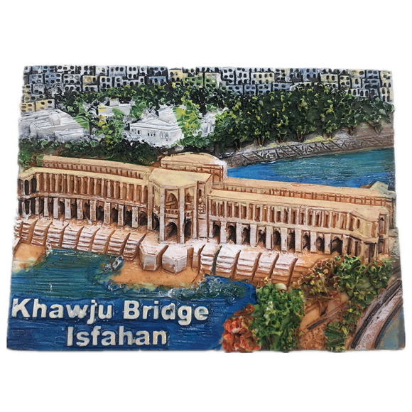 Khawju Bridge Isfahan Iran Fridge Magnet 3D Resin