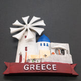 Mykonos Santorini Greece Fridge Magnet 3D Resin