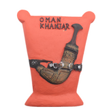 Oman Khanjar Fridge Magnet 3D Resin