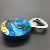 Bali USA America Fridge Magnet Bottle Opener 3D Resin