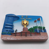 Bauhinia Square Hong Kong China Fridge Magnet 3D Resin