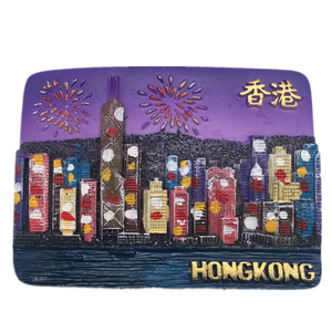 Victoria Harbour Hong Kong China Fridge Magnet 3D Resin