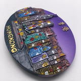 Hong Kong China Fridge Magnet 3D Resin