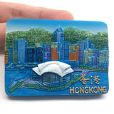 Hong Kong China Fridge Magnet 3D Resin