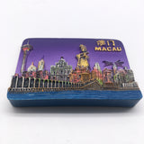 Macao China Fridge Magnet 3D Resin