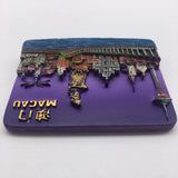 Macao China Fridge Magnet 3D Resin