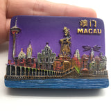 Macao China Fridge Magnet 3D Resin