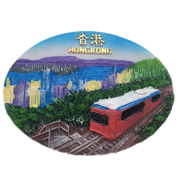 Hong Kong China Fridge Magnet 3D Resin