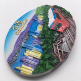 Hong Kong China Fridge Magnet 3D Resin