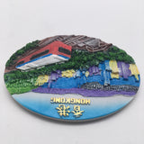 Hong Kong China Fridge Magnet 3D Resin