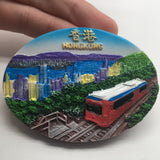 Hong Kong China Fridge Magnet 3D Resin