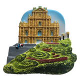 Macao China Fridge Magnet 3D Resin