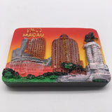 Macao China Fridge Magnet 3D Resin