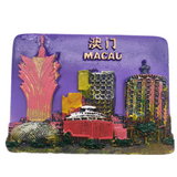 Macao China Fridge Magnet 3D Resin