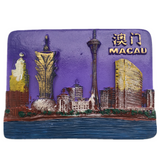 Macao China Fridge Magnet 3D Resin