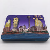 Macao China Fridge Magnet 3D Resin