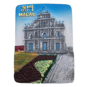 Macao China Fridge Magnet 3D Resin