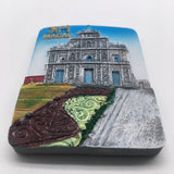 Macao China Fridge Magnet 3D Resin