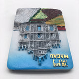 Macao China Fridge Magnet 3D Resin