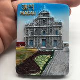 Macao China Fridge Magnet 3D Resin