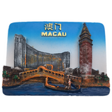 Macao China Fridge Magnet 3D Resin