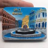 Macao China Fridge Magnet 3D Resin