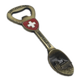 Jungfraujoch Switzerland Fridge Magnet Bottle Opener Metal Craft