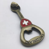 Jungfraujoch Switzerland Fridge Magnet Bottle Opener Metal Craft