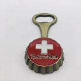 Flag Switzerland Fridge Magnet Bottle Opener Metal Craft