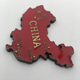 China Map Fridge Magnet Metal Craft