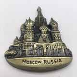 Moscow Russia Fridge Magnet Metal Craft