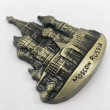 Moscow Russia Fridge Magnet Metal Craft