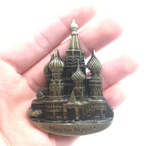 Moscow Russia Fridge Magnet Metal Craft