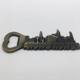 Hong Kong China Fridge Magnet Bottle Opener Metal Craft