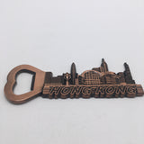 Hong Kong China Fridge Magnet Bottle Opener Metal Craft