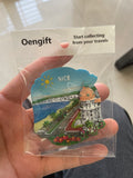 Oengift Nice France Fridge Magnet 3D Cold Cast Resin Figurines