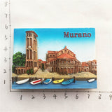 Murano Venice Italy Fridge Magnet 3D Resin