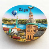 Riga Latvia Fridge Magnet 3D Resin