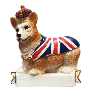 Corgi London England UK Fridge Magnet 3D Resin