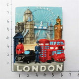 London England UK Fridge Magnet 3D Resin