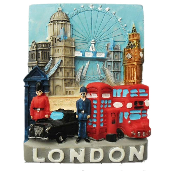 London England UK Fridge Magnet 3D Resin