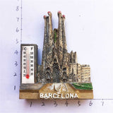 Barcelona Sagrada Familia Cathedral Spain Fridge Magnet 3D Resin