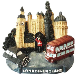 London England UK Fridge Magnet 3D Resin