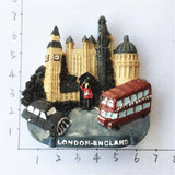 London England UK Fridge Magnet 3D Resin