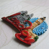 London England UK Fridge Magnet 3D Resin