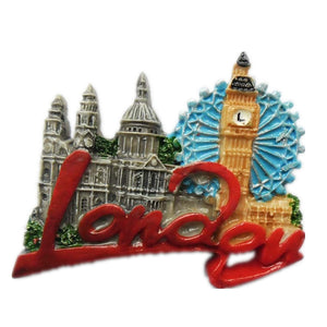 London England UK Fridge Magnet 3D Resin