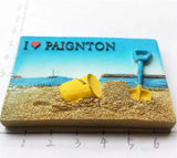 Paignton England UK Fridge Magnet 3D Resin