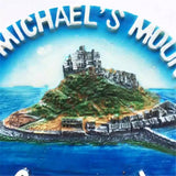 Mont Saint-Michel Cornwall England UK Fridge Magnet 3D Resin