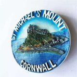 Mont Saint-Michel Cornwall England UK Fridge Magnet 3D Resin